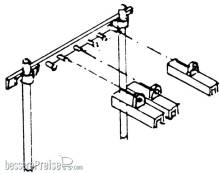 Weinert 2814 - Rollenhalter mit Einzelhauben (0)