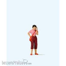 Preiser 28166 - Frau mit Handy