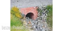 Juweela 28288 - 1:87 Wasserdurchlaß klein, Ziegel rot, 8x