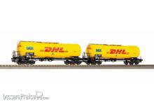 Piko 28305 - 2er Set Knickkesselwg. DHL DB AG VI (PSSH)