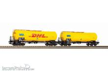 Piko 28306 - 2er Set Knickkesselwg. DHL DB AG VI (PSSH)