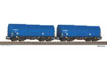 Piko 28307 - 2er Set Teleskophaubenwagen VTG VI