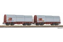 Piko 28308 - 2er Set Teleskophaubenwagen FS IV