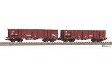 Piko 28310 - 2er Set Offene Güterwagen Eaos mit Graffiti FS VI