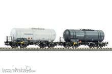 Piko 28312 - 2er Set Kesselwagen 406Rb PL-TM VI