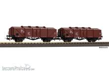 Piko 28331 - 2er Set Klappdeckelwagen Kmm DR IV