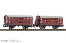 Piko 28346 - 2er Set Verschlagwagen PKP III