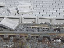 Juweela 28348 - 1:87 Bahnsteigkante 38cm ü SO, 260x