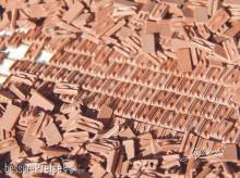 Juweela 28392 - 1:87 Dachziegel Herzziegel rot mittel, 3000x