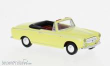 Brekina 29164 - Brekina Drummer, Peugeot 403 Cabriolet, hellgelb, 1956, 1:87