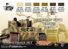 Lifecolor CS01 - German vehicle WWII set n.1