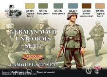 Lifecolor CS04 - German military uniforms WWII set n.1