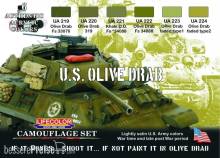 Lifecolor CS11 - Olive Drab colors