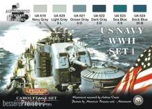 Lifecolor CS24 - Camouflage Set US Navy WWII Set 1