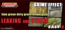 Lifecolor MS11 - Leaking and stains lime-dirty-brown gree
