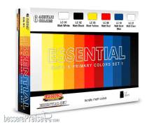 Lifecolor ES01 - Essential Basic & Primary Colors Set 1
