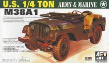 AFV-Club 35S17 - M38A1 JEEP 4X4 UTILITY in 1:35