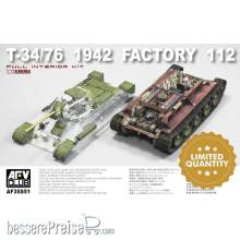 AFV-Club AF35S51 - T-34/76 1942 Factory 112 w.transparent turret turret (Limited) in 1:35