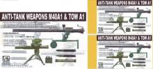 AFV-Club 35021 - 106 mm + TOW / ANTITANK WEAPONS in 1:35