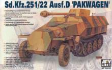 AFV-Club 35083 - SDKFZ 251/22 AUSF D PAK40 in 1:35