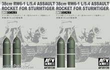 AFV-Club 35139 - 1:35 38cm RW61 rocket set for Sturmtiger