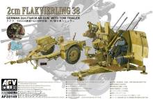 AFV-Club AF35149 - 4X2cm Flakvierling 38 with trailer in 1:35