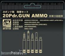 AFV-Club 35158 - 1:35 British 20 pdr ammo set