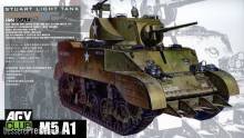 AFV-Club 35161 - 1:35 US M5A1 Late type w/Hedgerow cutter