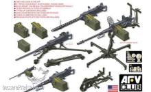 AFV-Club 35246 - 1:35 U.S. M2HB .50 Cal Machine Gun Set