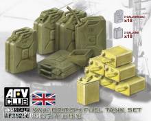 AFV-Club AF 35258 - WWII British fuel tank set in 1:35