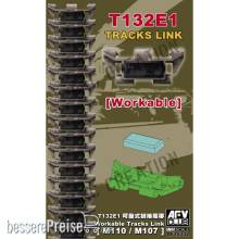 AFV-Club AF35332 - 1:35 T132E1 WORKABLE Track Link(M110/M107)