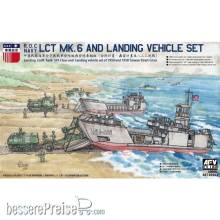 AFV-Club SW735S02 - R.O.C. Navy LCT MK.6 and Landing Vehicle Set in 1:350