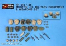 Hobby Fan HF048 - 1:35 Modern U.S. Milit. Equip. & Weapons Set