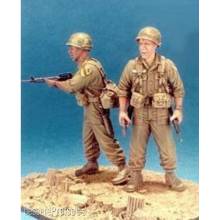 Hobby Fan HF538 - 1:35 First Cavalry 1965 LZ-Ray- 2 Fig. w/Base