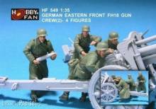 Hobby Fan HF549 - 1:35 German eastern front FH18 gun crew(2)-4F