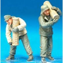 Hobby Fan HF591 - 1:35 Ger. 15cm Artillery Crew (I) Winter/2Fig
