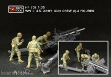 Hobby Fan HF708 - 1:35 WWII U.S. Army gun crew (set 1 / 4 fig.)