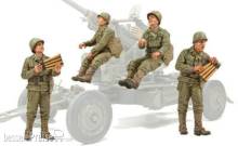 Hobby Fan HF720 - 1:35 WW II Bofors Gun Crew (I)-4 Figures