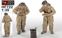 Hobby Fan HF722 - 1:35 British Tank CrewMeals for victory2Fig