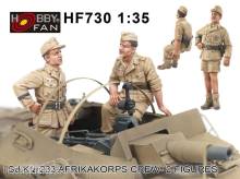 Hobby Fan HF730 - 1:35 Sd.kfz 233 Afrikakorps Crew-2 figures