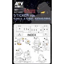 AFV-Club AC14401 - Sticker for Simulating Sensors in 1:144