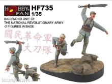 Hobby Fan HF735 - 1:35 Big Sword Unit of the National Revolutio -nary Army 2-Figures w/base