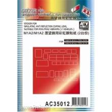 AFV-Club AC35012 - Sticker anti reflection for M1A1 M1 M2 in 1:35