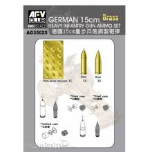 AFV-Club AG35025 - Metal ammonutions and photo-etched for Sig33 15cm gun in 1:35