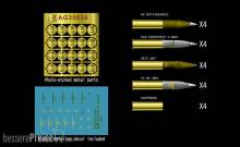 AFV-Club AG3530 - U.S. 105mm Howitzer ammo set in 1:35