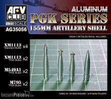 AFV-Club AG35056 - 1:35 155MM ARTILLERY SHELL PGK SERIES