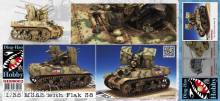 AFV-Club DH96002 - 1:35 M3A3 with quad 20mm Flak-38V