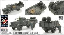 AFV-Club DH96004 - L4500S & EMC Mines w/1 Figure in 1:35