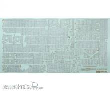 Tamiya 300012644 - 1:35 WWII Zimmerit Dekor-Satz Elefant