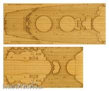 Tamiya 300012645 - 1:350 WWII Yamato Holz-Deck Dekor